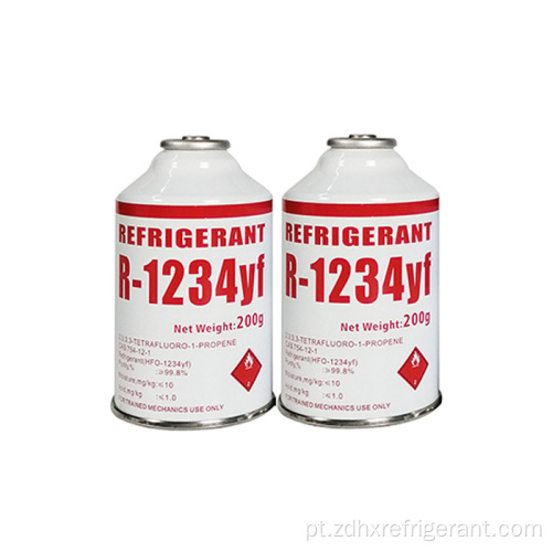 Refrigerante de alta classe HFO-R1234YF Hydrofluoroolefin 7oz